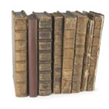 ANTIQUE ART Bernard de Montfaucon. The Antiquité Expliqué. Eight volumes in sheet with engravings.