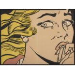 ROY LICHTENSTEIN (New York 1923 - 1997) Crying girl, 1964 Off set litografico, ex. n.d. Misure del