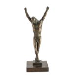 UGO ATTARDI (Sori di Genova 1923 - Roma 2006) Cristo Scultura in bronzo, ex. 18/75 Misure, cm. 50