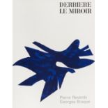 GEORGES BRAQUE (Argenteuil 1882 - Parigi 1963) Derrière le Miroir Rivista, cm. 38,5 x 28,5 Maeght