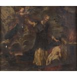 TUSCAN PAINTER, 17TH CENTURY The sacrifice of Isacco Oil on canvas, cm. 74,5 x 87 Provenance