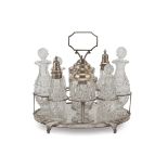 BIG SILVER CRUET, PUNCH LONDON 1803