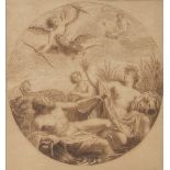 LOUIS FABRICIUS DUBOURG, att. to (Amsterdam 1693 - 1775) The rape of Ganimede with allegory of the