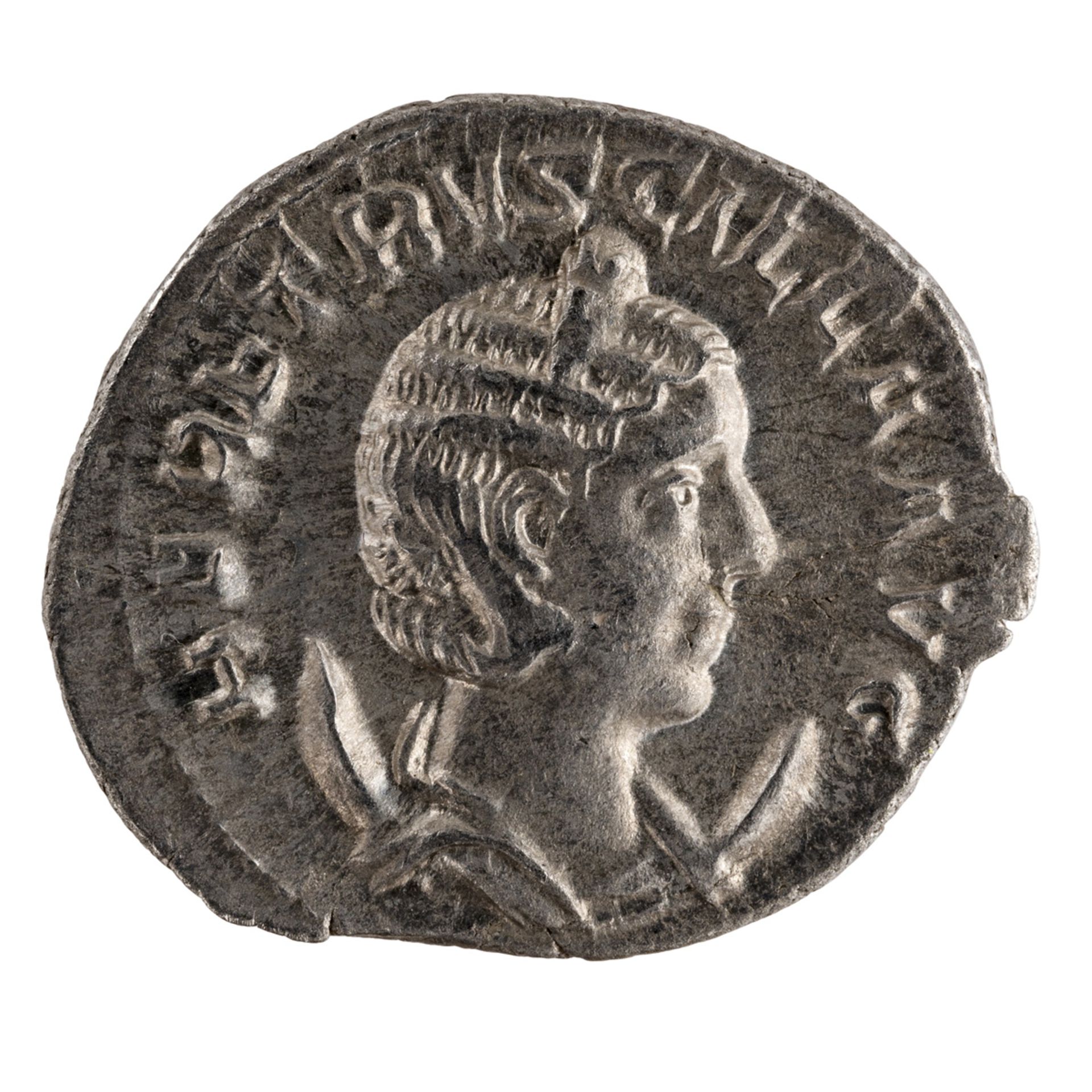 COIN ROMAN EMPIRE IMPERO ROMANO Herennia Etruscilla, wife of Decius Antoninianus. 250-251 AD. HER