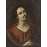 FLORENTINE PAINTER, 17TH CENTURY Saint Apollonia Oil on canvas, cm. 60 x 44,5 Framed Conditions of