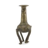 SMALL BRONZE VASE, MIDDLE EAST, 19TH CENTURY