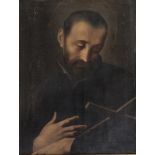 ROMAN PAINTER, 19TH CENTURY St. Francis Saverio Oil on canvas, cm. 71 x 54 Framed PITTORE ROMANO,