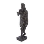 NORTH ITALIAN SCULPTOR, 18TH CENTURY Saint John Bronze with black patina, cm. 22 x 7 x 9 SCULTORE