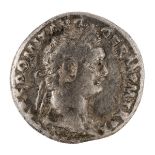 COIN, ROMAN EMPIRE MONETA, IMPERO ROMANO Domitan AR Denarius. AD 84. AR 3,28 g. D/IMP CAES