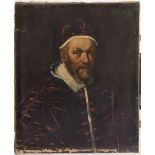 ROMAN PAINTER, 18TH CENTURY Portrait of Innocenzo X Oil on canvas, cm. 76 x 62,5 Provenance