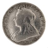 FOUR COINS, GREAT BRITAIN QUATTRO MONETE, GRAN BRETAGNA Victoria 1887-1892 1/2 Crown Ag 14,14 g. KM#