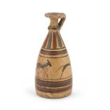 ARYBALLOS, 20TH CENTURY in earthenware. h. cm. 12. The find is reported to the Superintendence of