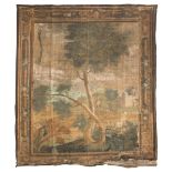 RARE GRASS JUICE TAPESTRY, NORTHERN ITALY LATE 17TH CENTURY