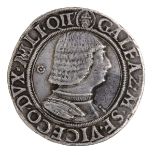 COIN, MILAN 1466-1476 TESTONE, MILANO 1466-1476 Galeazzo Maria Sforza. TESTONE, AG, 9,41 CRIPPA 6/A,