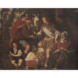 DUTCH PAINTER, 17TH CENTURY Erminia among the shepherds Oil on canvas cm. 192 x 242 Provenance