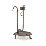 IRON CANDLE HOLDER LATE 18TH CENTURY