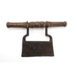 IRON HERB CHOPPER CENTRAL ITALY 18TH CENTURY