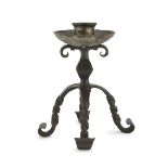 CANDLESTICK IN IRON ELEMENTS OF THE 19TH CENTURY
