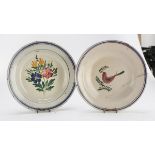 A PAIR OF EARTHENWARE DISHES APULIA 19TH CENTURY