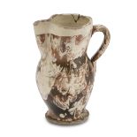 EARTHENWARE PITCHER GROTTAGLIE 19TH CENTURY