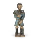 POLYCHROME WOODEN SCULPTURE NORTHERN ITALY 17TH CENTURY