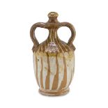 SMALL AMPHORA IN EARTHENWARE GROTTAGLIE 19TH CENTURY