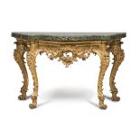 SPLENDID CONSOLE IN GILTWOOD ROME OR NAPLES 18TH CENTURY