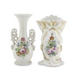 TWO PORCELAIN VASES 19TH CENTURY