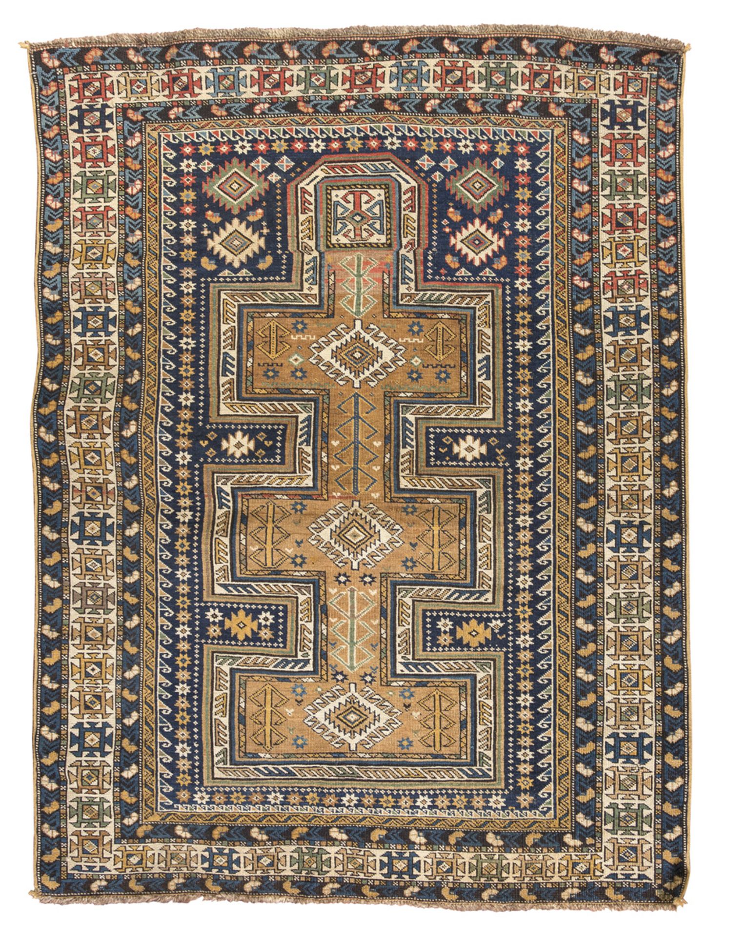 KAZAK SHIELD CARPET LATE 19TH CENTURY