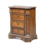 SMALL COMMODE IN CHERRY TREE AND WALNUT ROME 18TH CENTURY