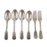SILVER-PLATED COMPOSITE CUTLERY SET UNITED KINGDOM LATE 19TH CENTURY