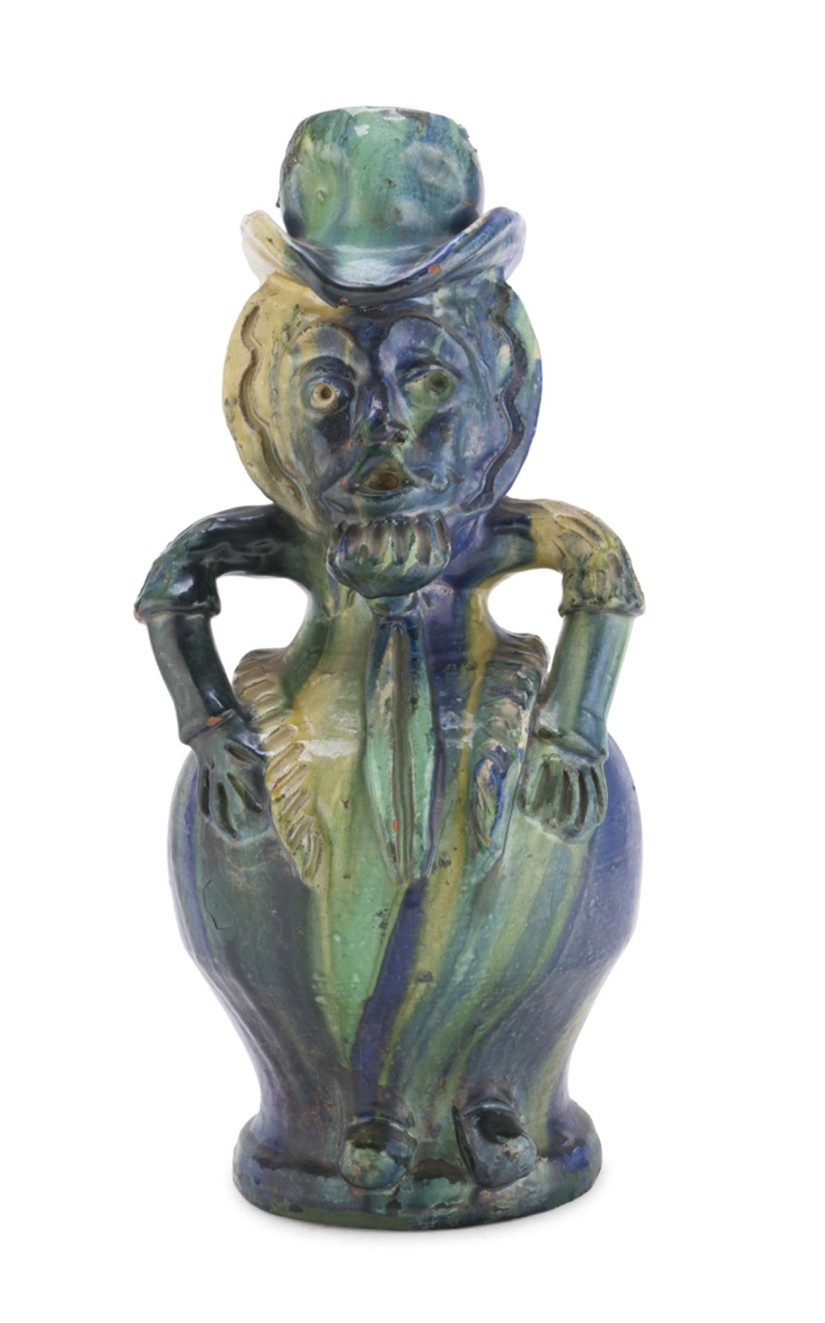 ANTHROPOMORHIC BABBALUTI PITCHER SEMINARA LATE 19TH CENTURY