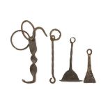 FOUR ELEMENTS IN IRON 17TH CENTURY