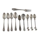 SILVER TEASPOONS A QUANTITY