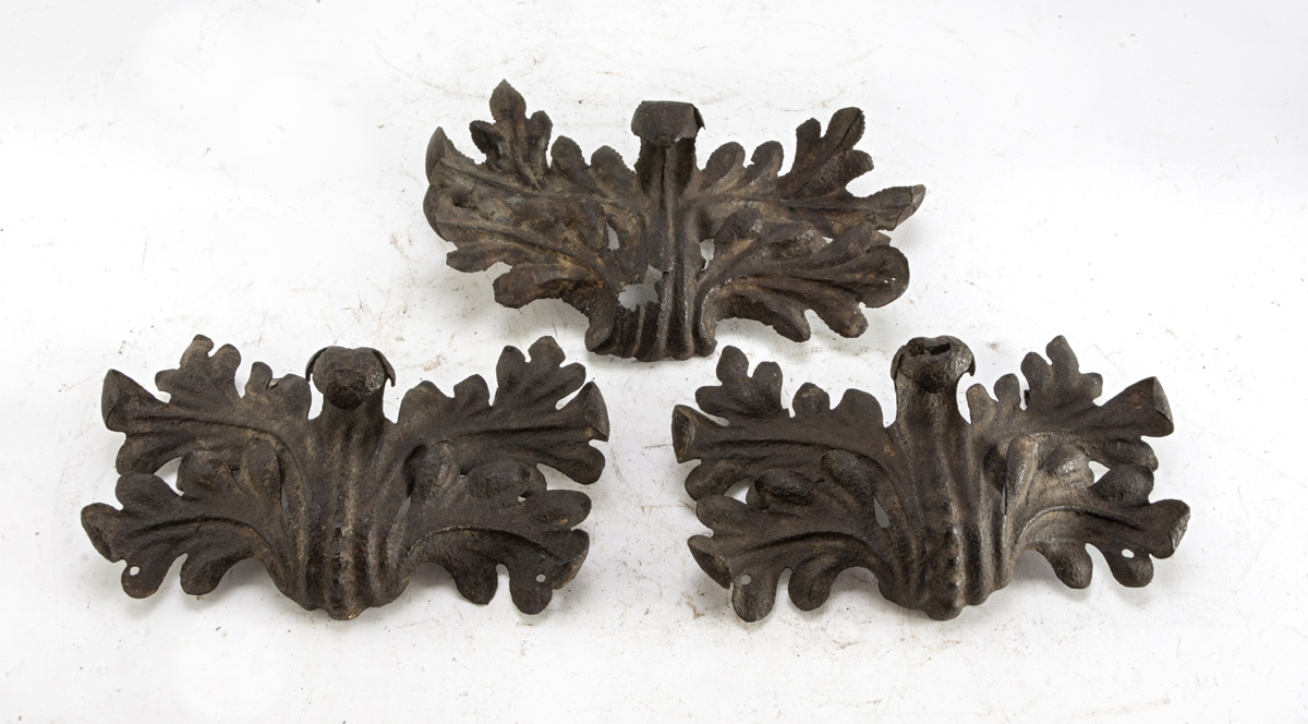 THREE IRON FRIEZES LATE 16TH CENTURY