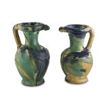 A PAIR OF JUGS IN EARTHENWARE SEMINARA LATE 19TH CENTURY