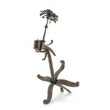 RARE FLAG POLE HOLDER IN WROUGHT IRON 17TH CENTURY