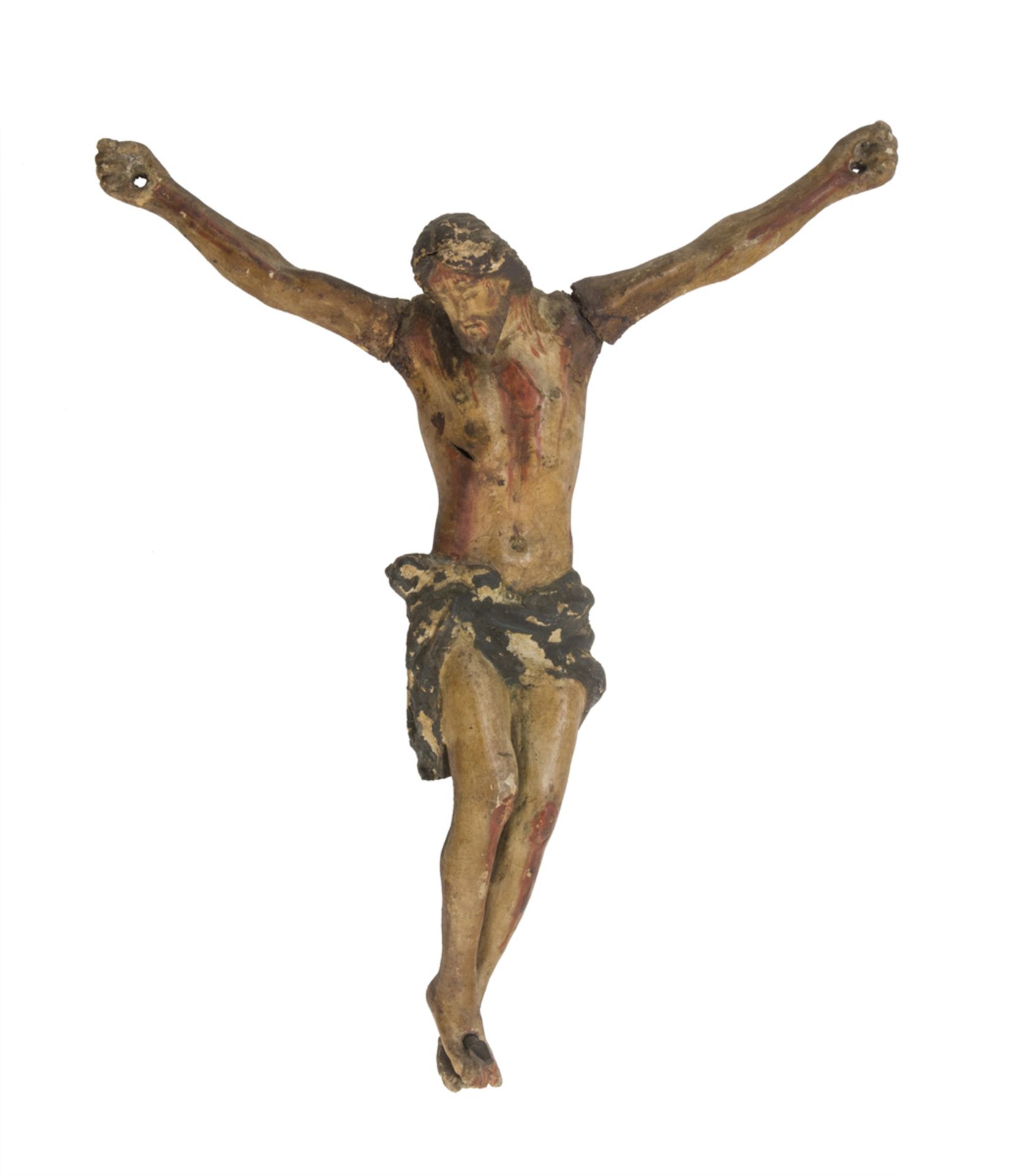 FIGURE OF CHRIST IN PAPIER-MACHÉ SOUTHERN ITALY 17TH CENTURY