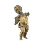 REMAIN OF A PUTTO SCULPTURE IN ORMOLU LATE 16TH CENTURY