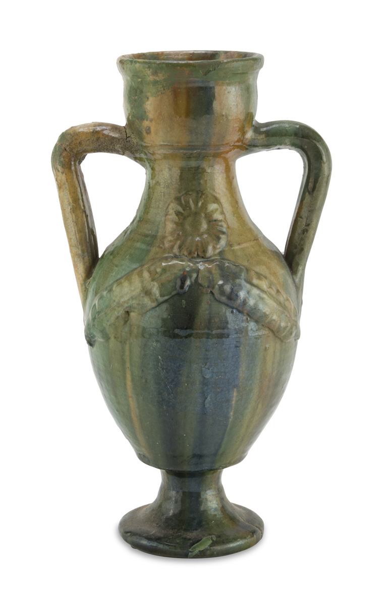 SMALL AMPHORA IN EARTHENWARE SEMINARA LATE 19TH CENTURY