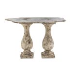 SMALL MARBLE TABLE ANTIQUE ELEMENTS