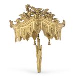 MODEL OF PULPIT CANOPY IN GILTWOOD 18TH CENTURY