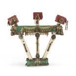 MUSICAL INSTRUMENT IN LACQUERED WOOD SICILY LATE 19TH CENTURY