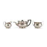 TEA SERVICE IN SILVER PUNCH LONDON 1803