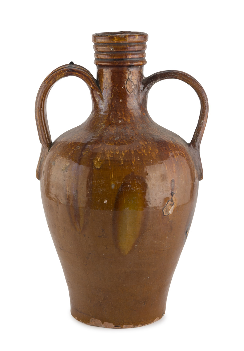 AMPHORA IN EARTHENWARE APULIA LATE 19TH CENTURY