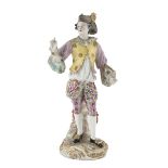 GENTLEMAN'S FIGURE IN PORCELAIN MEISSEN EARLY 19TH CENTURY