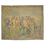 GRASS JUICE TAPESTRY LATE 19TH CENTURY