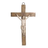 SMALL CRUCIFIX IN IVORY 18TH CENTURY