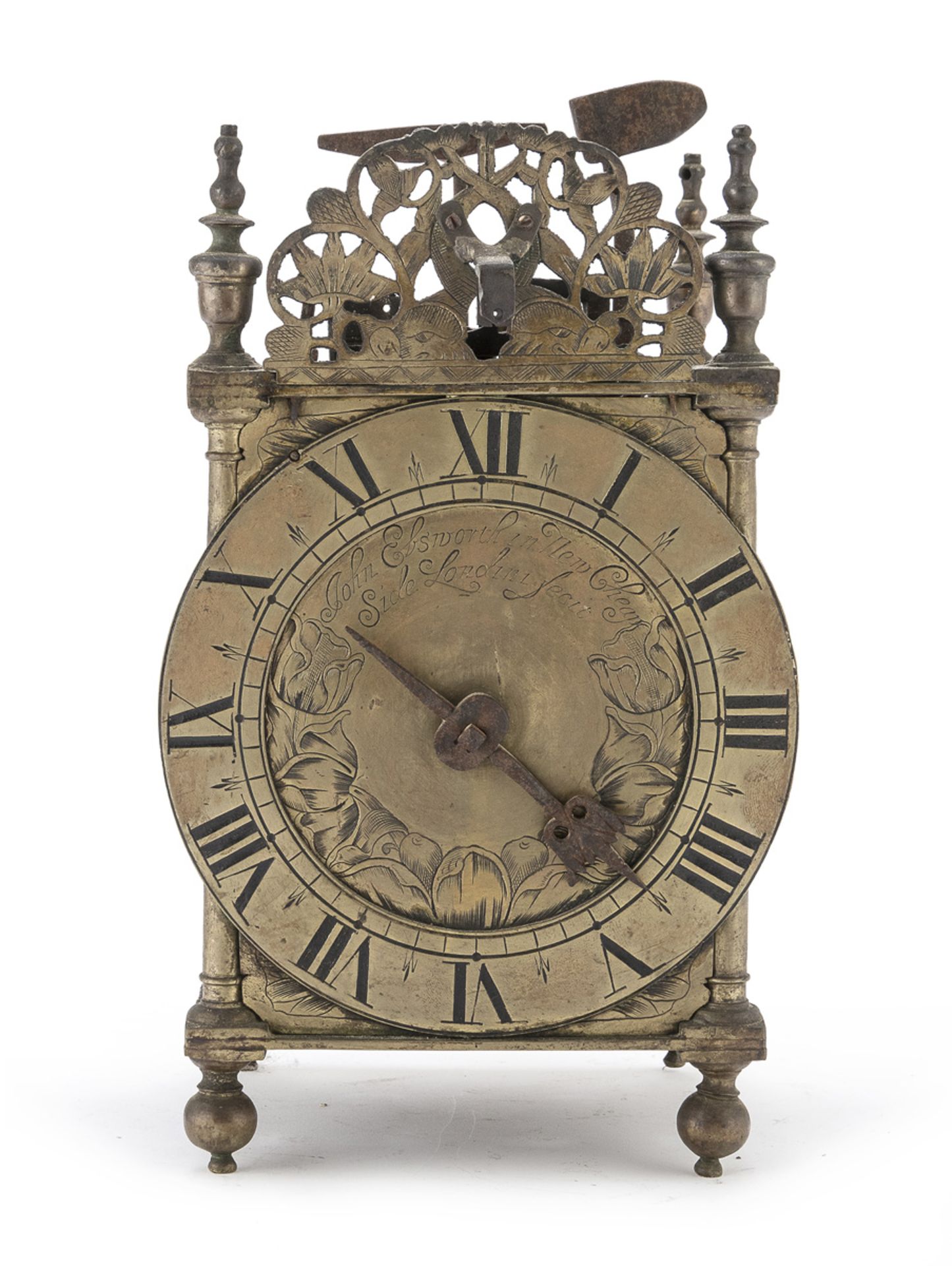 TABLE CLOCK IN BRONZE ENGLAND 18TH CENTURY