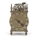 TABLE CLOCK IN BRONZE ENGLAND 18TH CENTURY